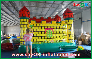 টেকসই 0.45 মিমি পিভিসি Inflatable জাম্পিং বাজনার Trampoline বাঁকানো টেবিল