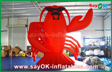 বিজ্ঞাপনদাতাদের জন্য দৈত্য Inflatable কার্টুন অক্ষর লবস্টার Crawfish উৎসব