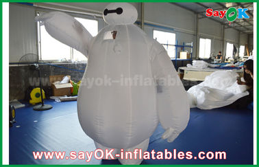 বিজ্ঞাপন inflatable inflatable Baymax মাস্কট পোশাক / inflatable robot Baymax For Kids বিনোদন পার্ক
