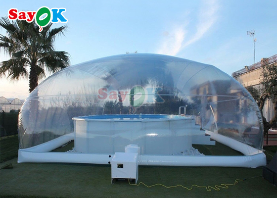 কাস্টমাইজড আউটডোর ঘের inflatable সুইমিং পুল তাঁবু কভার inflatable পুল গম্বুজ কভার