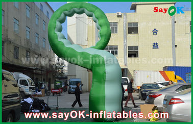 বিজ্ঞাপন inflatable সবুজ অক্সফোর্ড কাপড় inflatable কার্টুন চরিত্র / inflatable Caterpillar