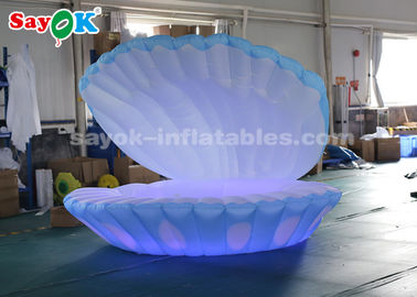 বিবাহের সজ্জা জন্য জায়ান্ট 4 এমএইচ রঙিন আলোর inflatable নেতৃত্বে শেল