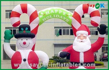 দৈত্য ক্রিসমাস Inflatable স্নোম্যান এবং সান্তা ক্লজ, Inflatable বিজ্ঞাপন পণ্য