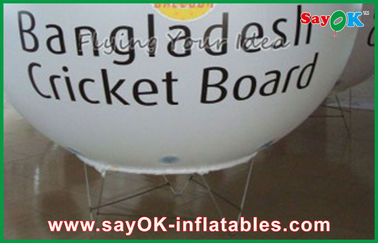 হোয়াইট পিভিসি বিজ্ঞাপন হিলিয়াম বেলুন 6M বহিরঙ্গন প্রদর্শনী ইভেন্ট জন্য Inflatable